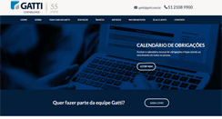 Desktop Screenshot of gatti.com.br